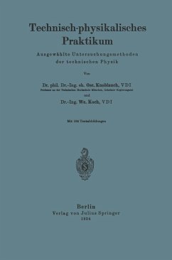 Technisch-physikalisches Praktikum (eBook, PDF) - Knoblauch, O.; Koch, W.