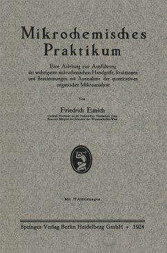 Mikrochemisches Praktikum (eBook, PDF) - Emich, Friedrich