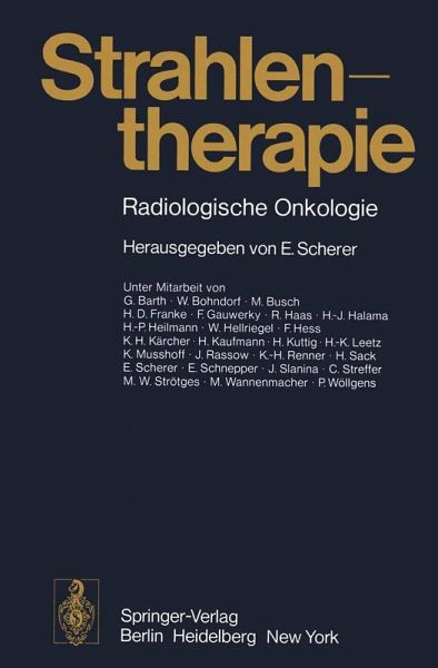 Strahlentherapie (eBook, PDF) Strahlentherapie (eBook, PDF)