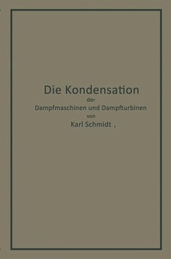 Cover Die Kondensation der Dampfmaschinen und Dampfturbinen (eBook, PDF)
