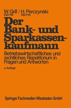 Der Bank- und Sparkassenkaufmann (eBook, PDF) - Grill, Wolfgang; Perczynski, Hans