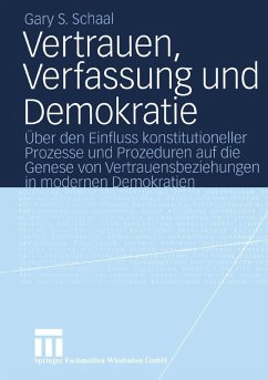 Cover Vertrauen, Verfassung und Demokratie (eBook, PDF)