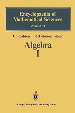 Algebra I (eBook, PDF) - Kostrikin, Aleksej I.; Shafarevich, Igor Rostislavovich (Igor' Rostislavovich)