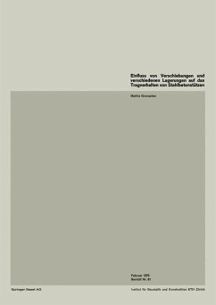 Einfluss von Verschiebungen und verschiedenen Lagerungen auf das Tragverhalten von Stahlbetonstützen (eBook, PDF) - Grenacher, M.
