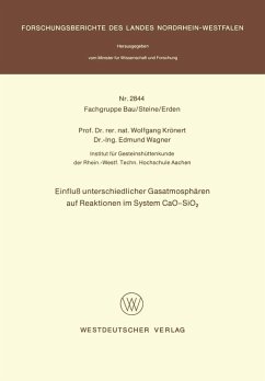 Cover Einfluß unterschiedlicher Gasatmosphären auf Reaktionen im System CaO-SiO2 (eBook, PDF)