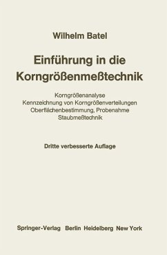 Einführung in die Korngrößenmeßtechnik (eBook, PDF) - Batel, Wilhelm