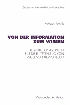 Von der Information zum Wissen (eBook, PDF) - Wirth, Werner