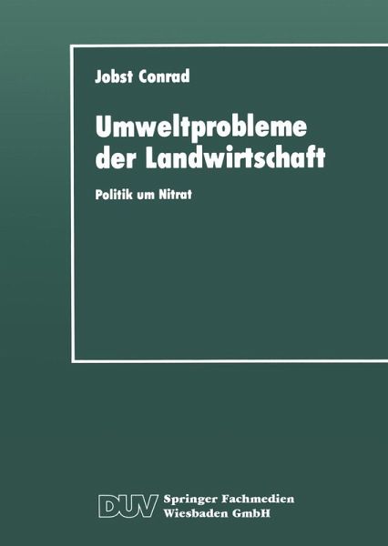 Umweltprobleme der Landwirtschaft (eBook, PDF)