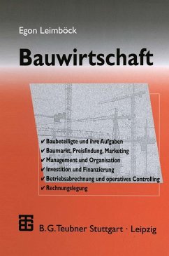 Bauwirtschaft (eBook, PDF) - Leimböck, Egon