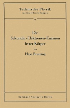Die Sekundär-Elektronen-Emission fester Körper (eBook, PDF) - Bruining, Hajo