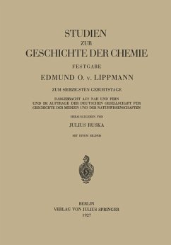 Cover Studien zur Geschichte der Chemie Festgabe (eBook, PDF)