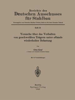 Cover Versuche über das Verhalten von geschweißten Trägern unter oftmals wiederholter Belastung (eBook, PDF)