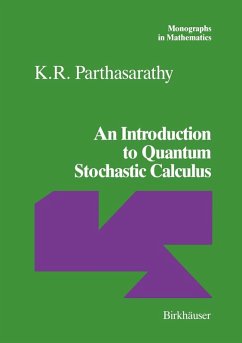 An Introduction to Quantum Stochastic Calculus (eBook, PDF) - Parthasarathy, K. R.