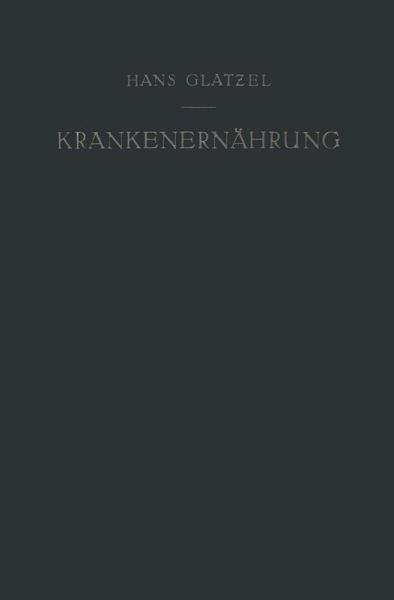 Krankenernährung (eBook, PDF) Krankenernährung (eBook, PDF)
