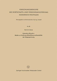 Cover Calendula officinalis L. Studien zur Ernährung, Blütenfüllung und Rentabilität der Drogengewinnung (eBook, PDF)