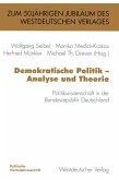 Demokratische Politik - Analyse und Theorie (eBook, PDF)