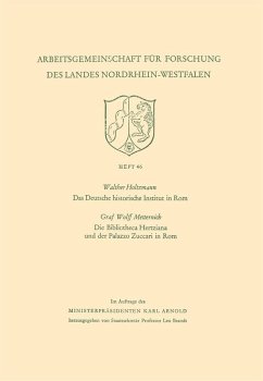 Cover Das Deutsche historische Institut in Rom Die Bibliotheca Hertziana und der Palazzo Zuccari in Rom (eBook, PDF)