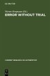 Error Without Trial (eBook, PDF) - Bild 1