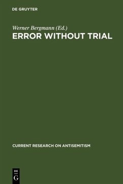 Error Without Trial (eBook, PDF)