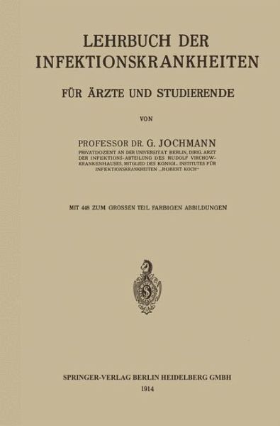 Lehrbuch der Infektionskrankheiten f. Aerzte u. Studierende (eBook, PDF) Lehrbuch der Infektionskrankheiten f. Aerzte u. Studierende (eBook, PDF)