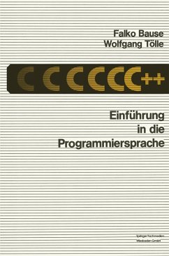 Cover Einführung in die Programmiersprache C++ (eBook, PDF)