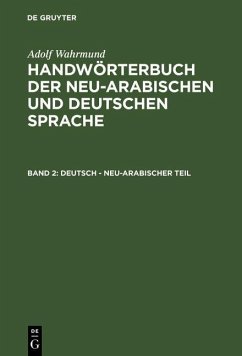 Deutsch - neu-arabischer Teil (eBook, PDF) - Wahrmund, Adolf