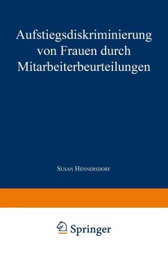 Cover Aufstiegsdiskriminierung von Frauen durch Mitarbeiterbeurteilungen (eBook, PDF)