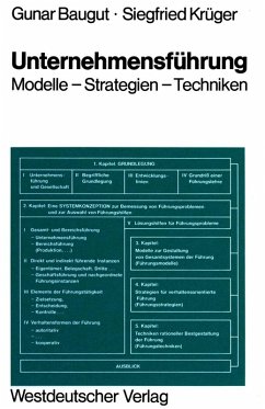 Unternehmensführung (eBook, PDF) - Baugut, Gunar; Krüger, Siegfried