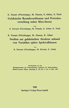 Galaktische Raumkoordinaten und Periodenverteilung naher Mira-Sterne. Studien zur galaktischen Struktur anhand von Variablen später Spektralklassen (eBook, PDF) - Ferrari D'Occhieppo, Konradin