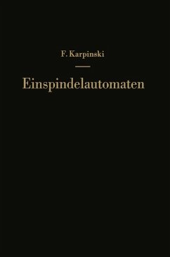 Einspindelautomaten (eBook, PDF) - Karpinski, F.