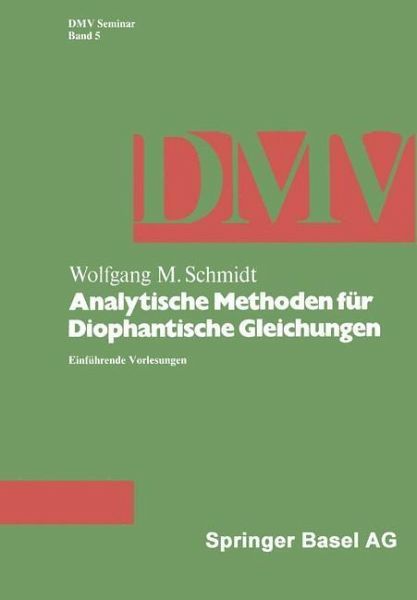 Analytische Methoden für Diophantische Gleichungen (eBook, PDF)
