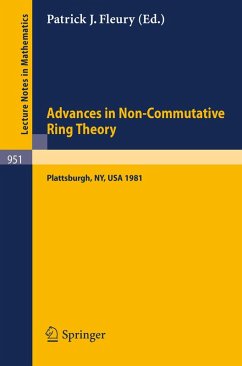 Cover Advances in Non-Commutative Ring Theory (eBook, PDF)