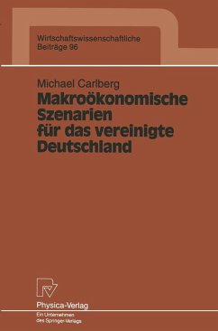 Cover Makroökonomische Szenarien für das vereinigte Deutschland (eBook, PDF)