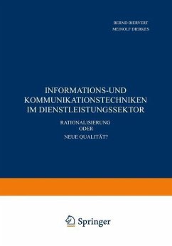 Informations- und Kommunikationstechniken im Dienstleistungssektor (eBook, PDF)