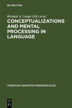 Conceptualizations and Mental Processing in Language (eBook, PDF)