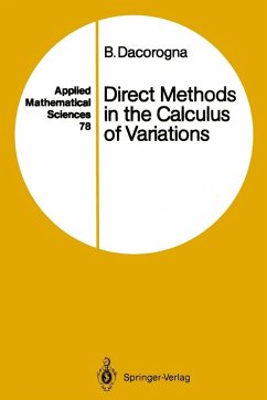 Direct Methods in the Calculus of Variations (eBook, PDF) - Dacorogna, Bernard