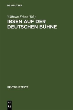 Ibsen auf der deutschen Bühne (eBook, PDF)