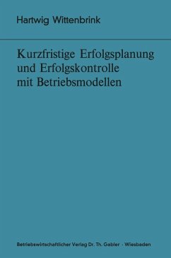 Cover Kurzfristige Erfolgsplanung und Erfolgskontrolle mit Betriebsmodellen (eBook, PDF)