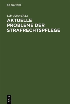 Cover Aktuelle Probleme der Strafrechtspflege (eBook, PDF)