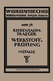 Werkstoffprüfung (Metalle) (eBook, PDF)