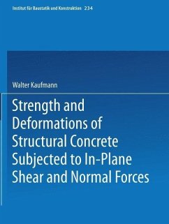 Strength and Deformations of Structural Concrete Subjected to In-Plane Shear and Normal Forces (eBook, PDF) - Kaufmann, Walter