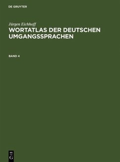 Cover Jürgen Eichhoff: Wortatlas der deutschen Umgangssprachen. Band 4 (eBook, PDF)