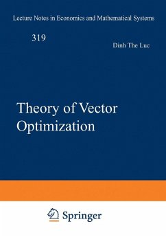 Theory of Vector Optimization (eBook, PDF) - Luc, Dinh The