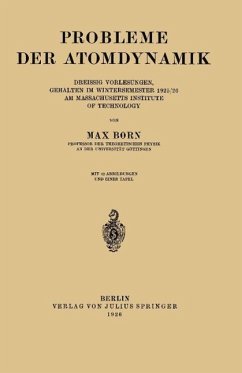 Probleme der Atomdynamik (eBook, PDF) - Born, Max