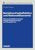 Betriebswirtschaftslehre und Nationalökonomie (eBook, PDF)