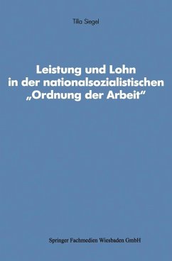 Cover Leistung und Lohn in der nationalsozialistischen 