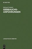 Gebrauchsanführungen (eBook, PDF)