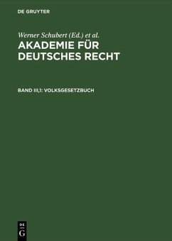 Volksgesetzbuch (eBook, PDF)