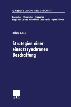 Strategien einer einsatzsynchronen Beschaffung (eBook, PDF) - Geisel, Roland