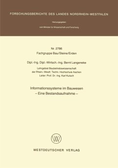 Informationssysteme im Bauwesen (eBook, PDF) - Langeneke, Bernt